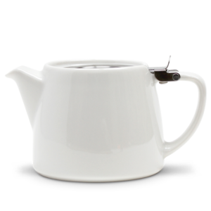Stump White Teapot